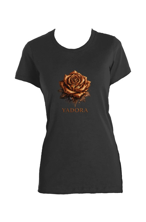 YaDora Copper Rose Crew T-Shirt